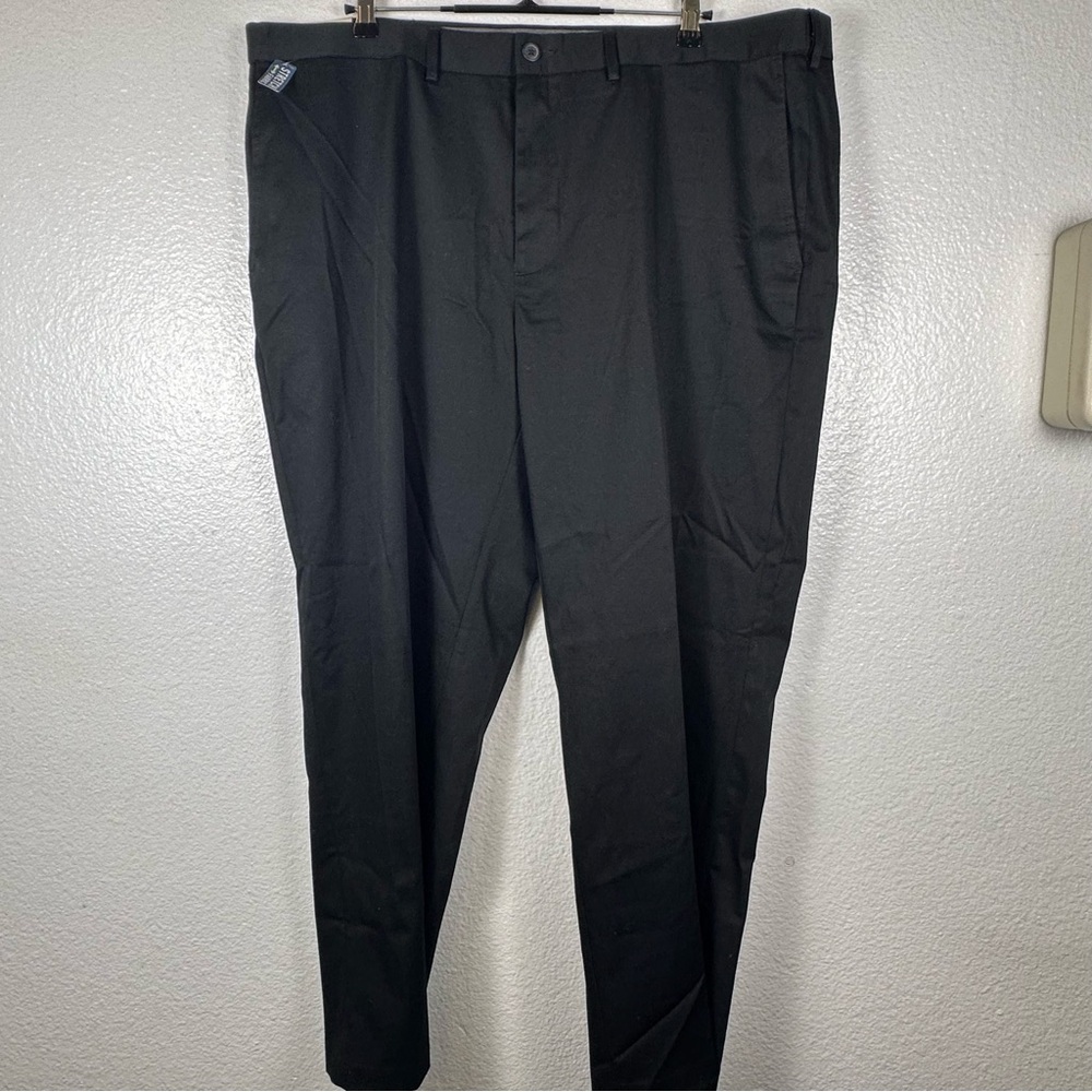 Haggar Classic Black Dress Pants for Men